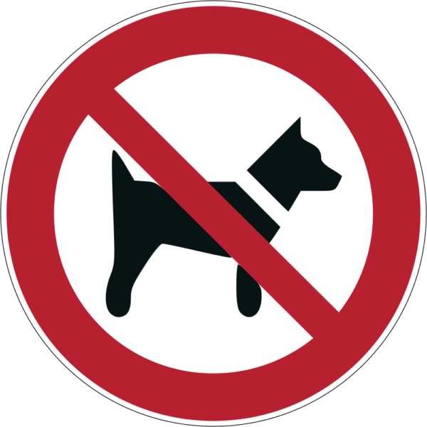 mitf hren von hunden verboten